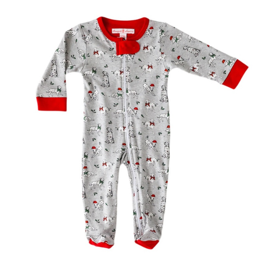 Pineapple Sunshine holiday Dalmatian footie